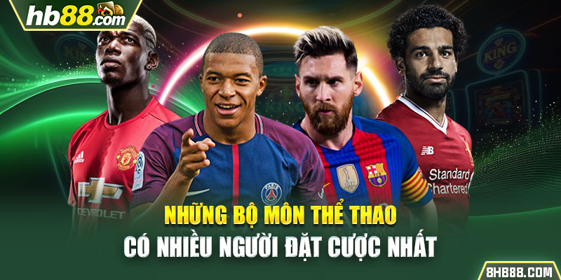 Những bộ môn thể thao có nhiều người đặt cược nhất 